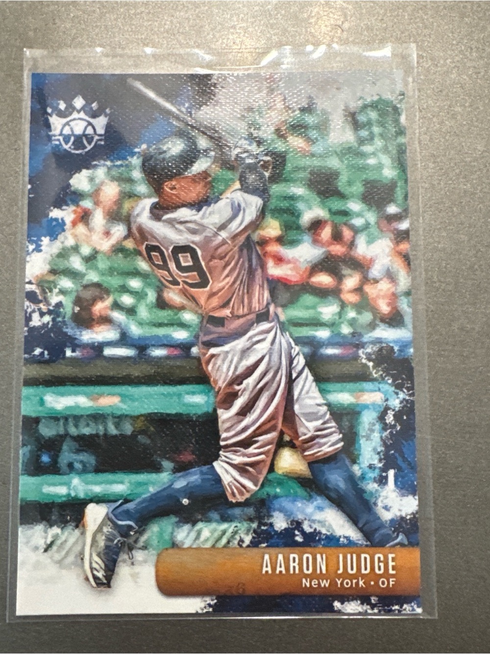 Panini Baseball Card - Brown & White Back Design